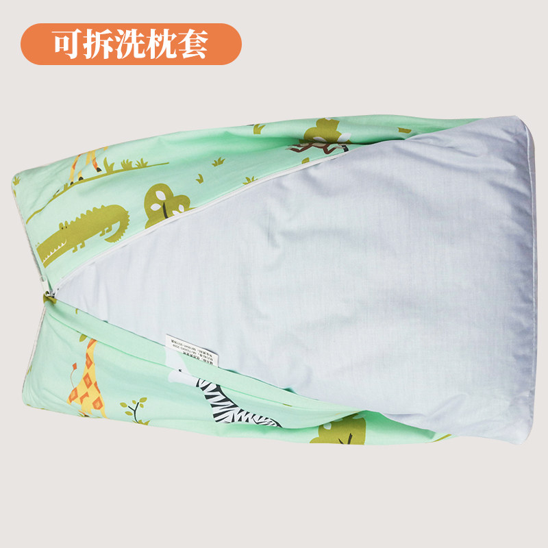儿童枕头小孩荞麦枕头纯荞麦皮壳低枕青少年颈椎护颈偏头小枕头