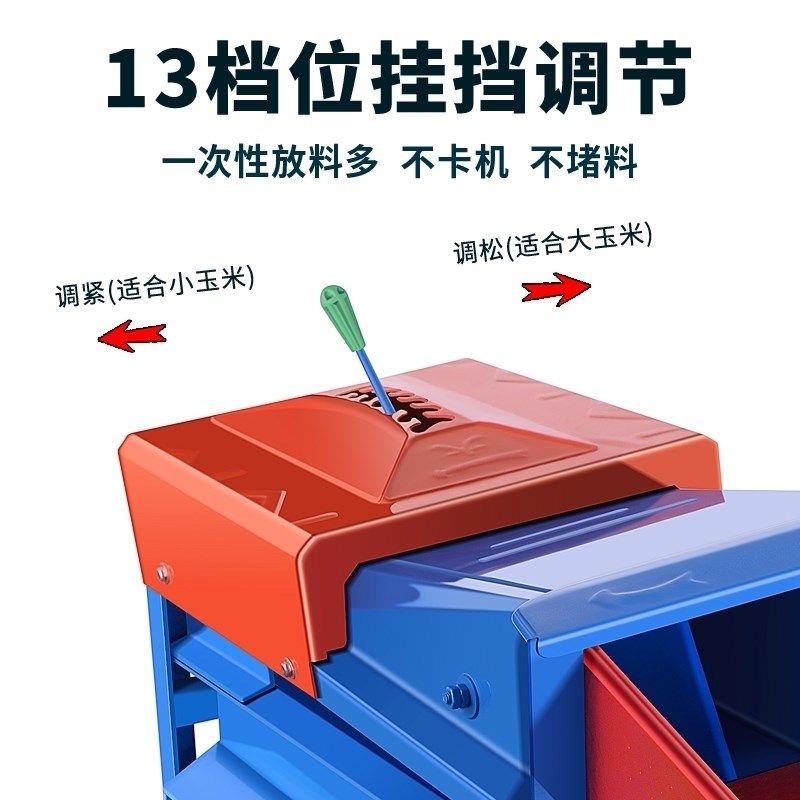 全自动家用小型双滚筒剥玉米器电动玉米脱粒机打玉米机器干湿两用