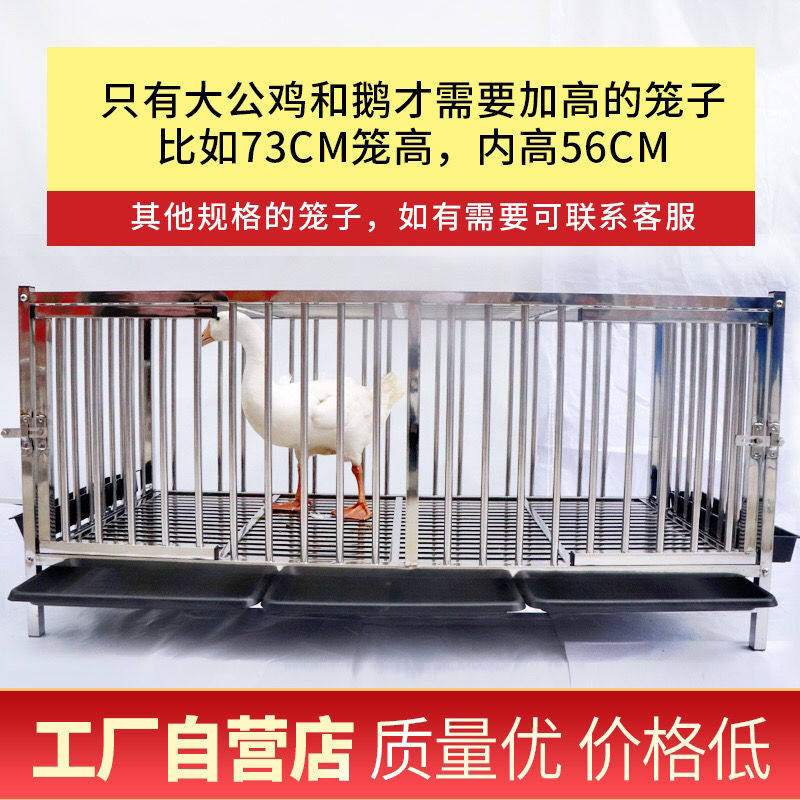 不锈钢鸡笼子家用特大号多层养鸡笼商用室内专用鸡舍家庭多用鸡笼