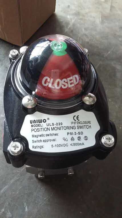 英国UNIWO阀门限位开关MODEL:ULS-220阀门位置信号反馈uls-220