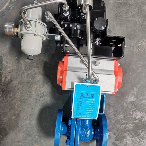 Q641F-10C耐腐蚀气动调节型衬氟球阀YT-1000RDN132S00阀门定位器