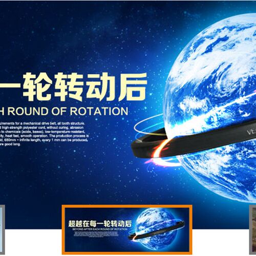 以色列VECTORPOWER不锈钢8K镜面抛光机B686Li金标带齿三角皮带B型