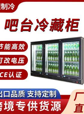 商用冰柜吧台冷藏柜饮料展示冰箱跨境外贸钢化玻璃冰柜无霜冷柜