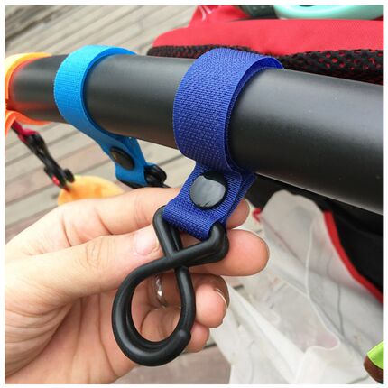 婴儿推车玩具挂件挂钩 宝宝通用童车魔术贴挂钩双钩高韧度
