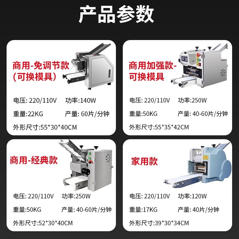 饺子皮机商用全自动包子皮机电动水饺皮锅贴皮机仿手工混沌压皮机