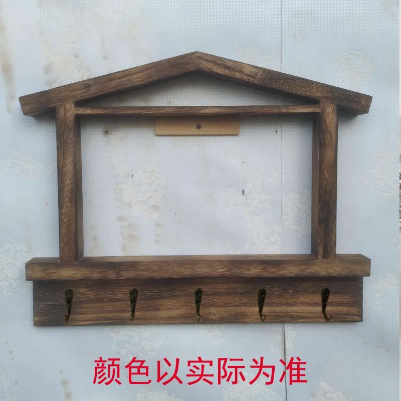 可挂物开关贴家庭插座装饰贴实木可视门铃贴田园风电源贴可定制定