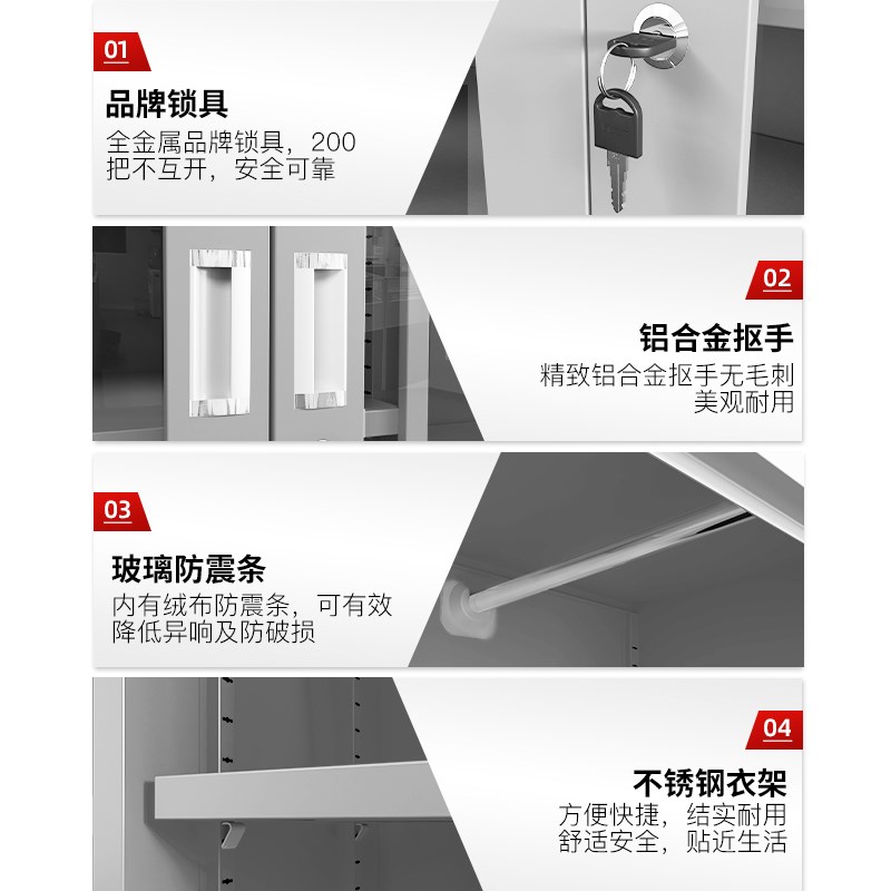 升级版车间白色安全帽存放柜加厚冷轧钢工地办公室帽子收纳摆放柜