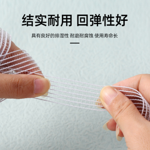 婴儿松紧带细宽窄高弹力透气鱼丝纹宝宝裤头裤子橡筋裙子薄款辅料