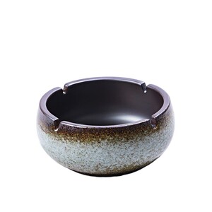 烟灰缸创意大号个性复古酒吧客厅展厅办公陶瓷家用茶渣缸茶道零配