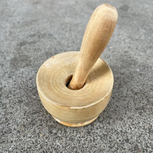 碾胡椒研磨器手工木制老中式传统胡椒压子捣花椒辣椒擂钵碗捣蒜器