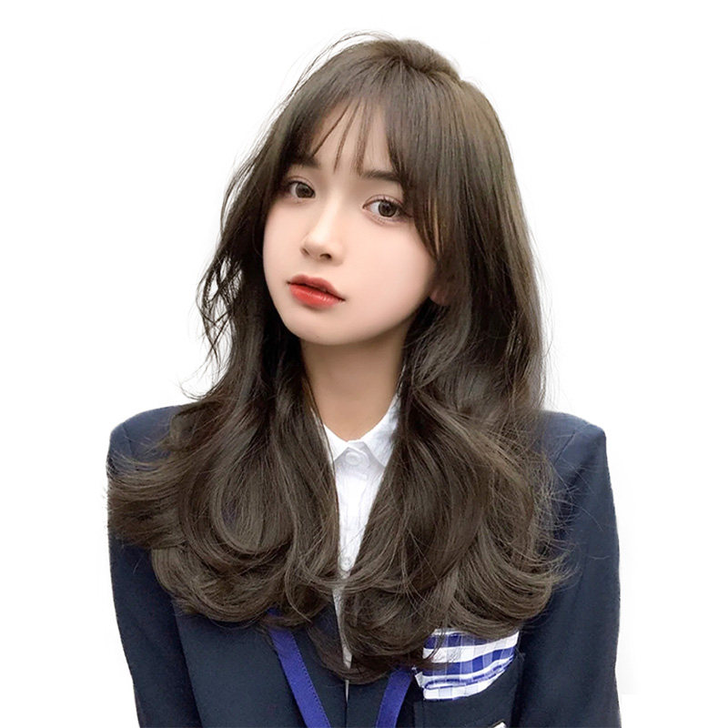 假发女长发大波浪全头套式真发2021年新款时尚自然全真人发长卷发