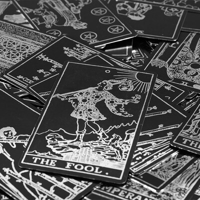 银线莱德韦特塔罗牌英文版教程入门桌布初学者维特Tarot