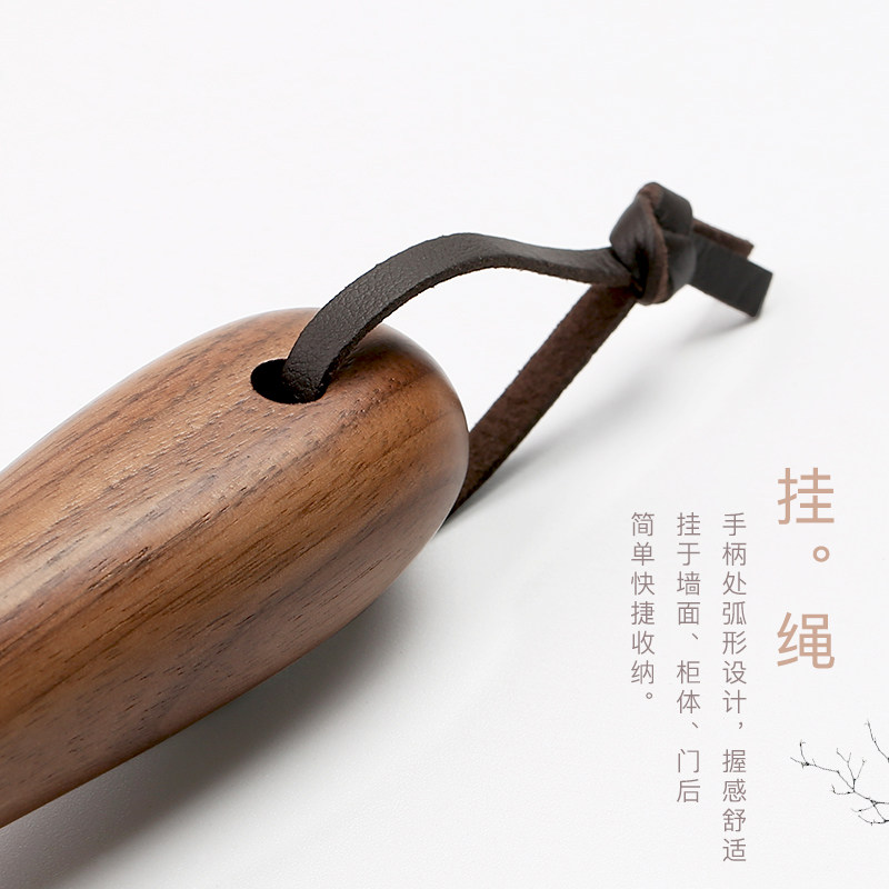 实木提鞋器鞋拔子小 家用穿鞋棍登鞋器鞋板 随身鞋抽鞋提子鞋扒子