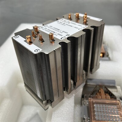 全新V100 SXM2散热器,10根全铜管设计,散热效果好自带矽脂 11cm
