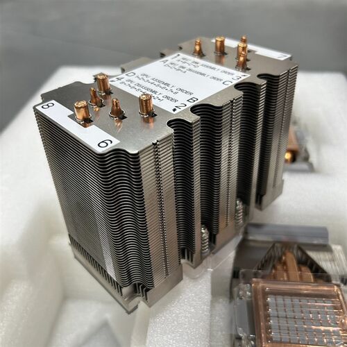 全新V100 SXM2散热器,10根全铜管设计,散热效果好自带矽脂 11cm