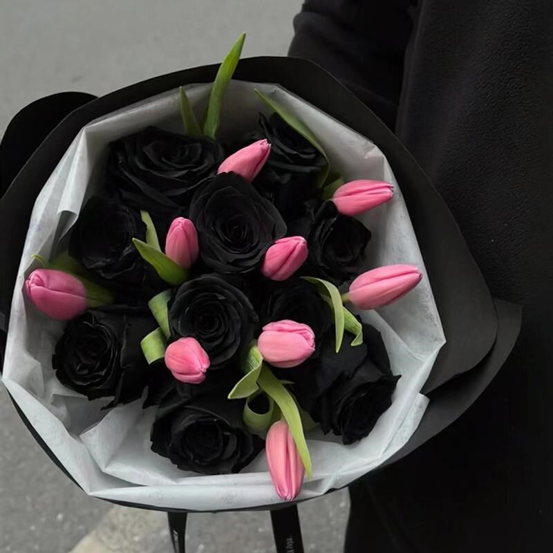 永生花乌梅子酱郁金香花束仿真香皂花送女朋友闺蜜高级感生日礼物