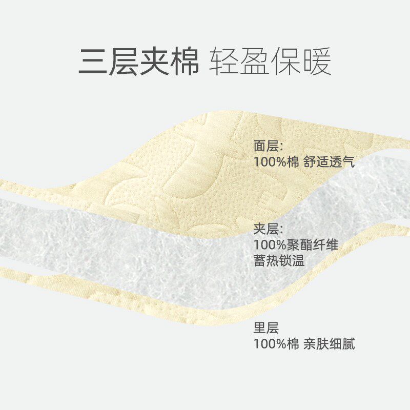汤尼倍儿婴儿护肚套装秋冬保暖上衣秋裤子宝宝夹棉保暖分体两件套
