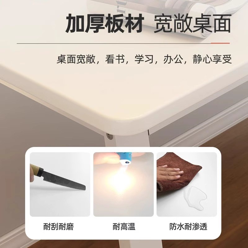 电脑桌台式家用简易初中学习学生书桌卧室简约宿舍小户型办公桌子