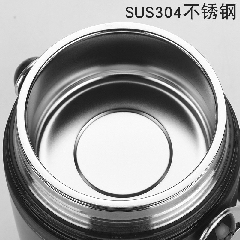 品家家品保温饭盒316不锈钢3层大容量便携真空保温桶上班族便当盒