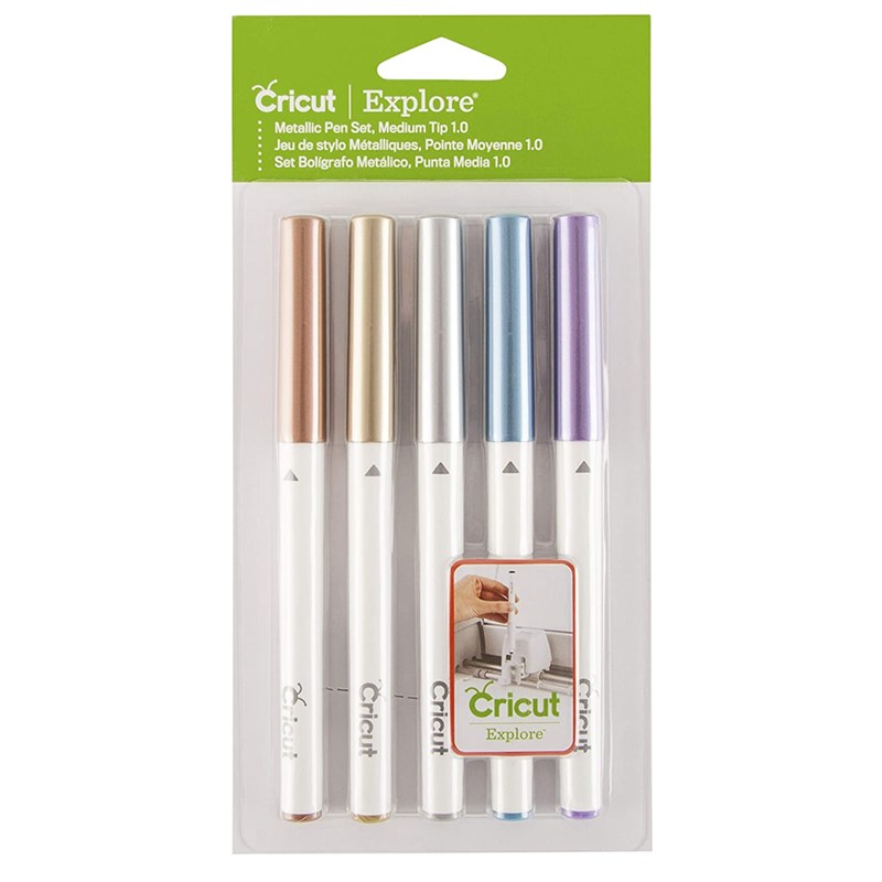 Cricut Pen黑色墨水笔彩色笔金属笔 笔尖0.3/0.4/0.8/1.0/2.0