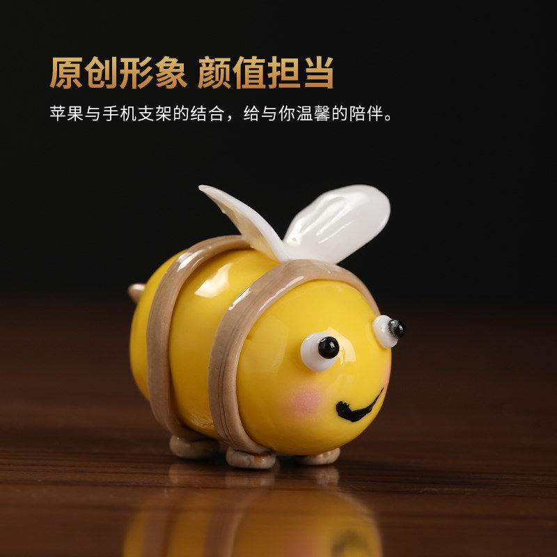 东方泥土《勤劳》纯手工创意蜜蜂小动物摆件居家办公室桌面装饰品