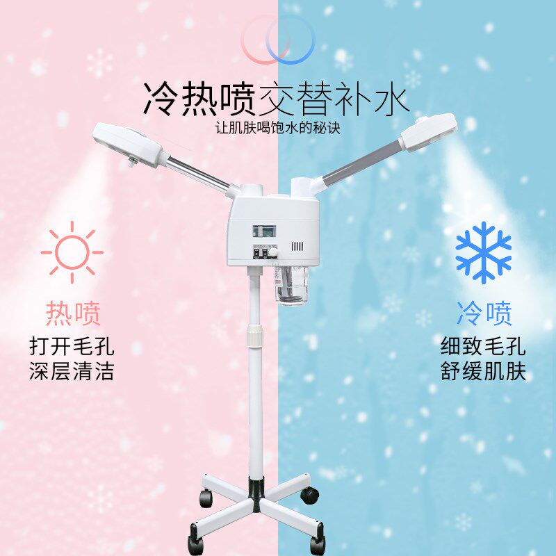 韩国美容院同款喷雾机蒸脸器美容仪补水仪双喷热喷商用水疗冷喷机