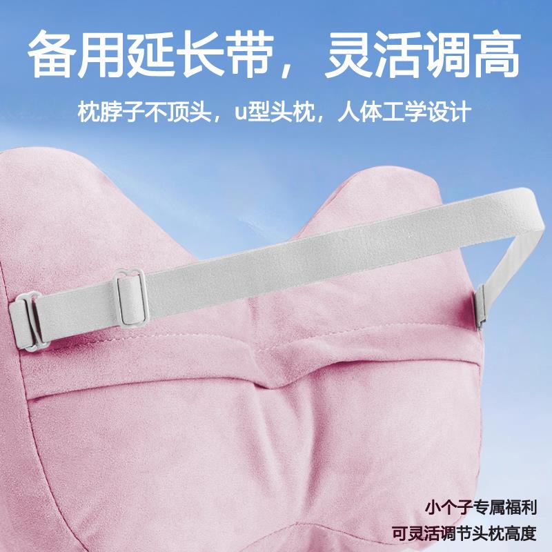 汽车枕头护颈枕车用靠枕座椅粉色枕颈可爱少女靠枕车载腰靠头枕