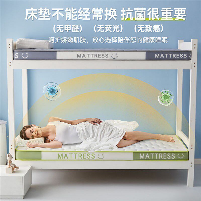 乳胶记忆棉床垫遮盖物软垫家用卧室宿舍学生单人榻榻米海绵褥垫子
