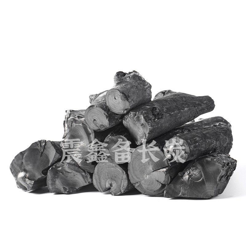 高温果木白炭烧烤碳无烟碳原木炭家用室内围炉煮茶备长炭烧烤木炭