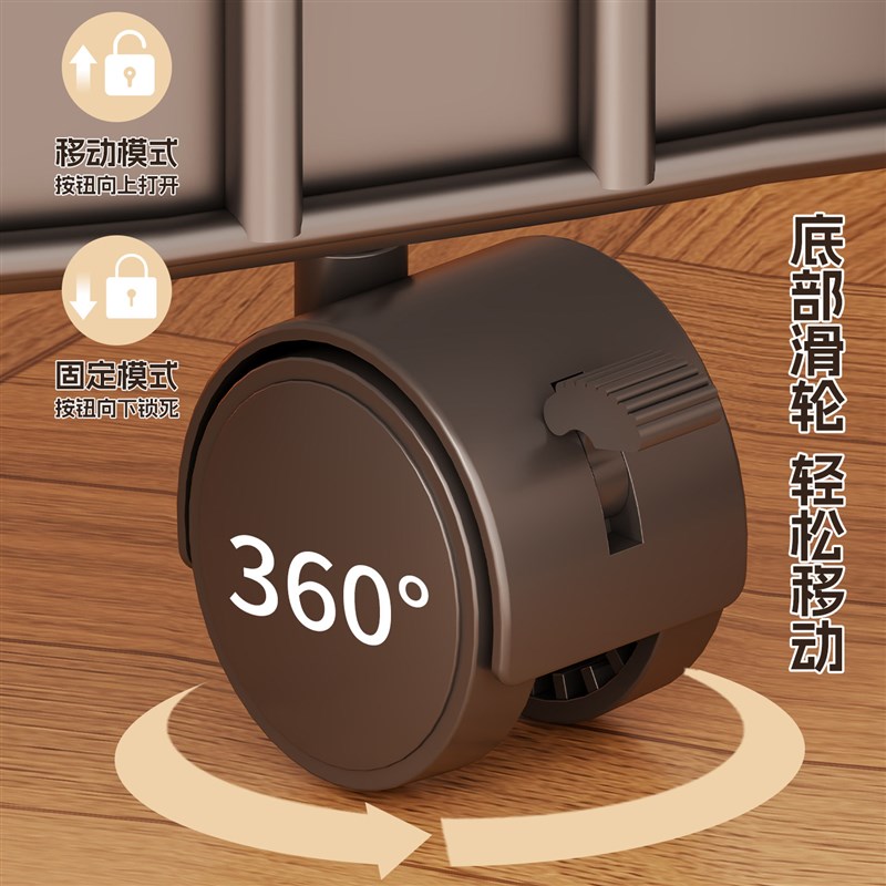 床边可移动放衣架家用脏衣篮卧室落地床头床边放衣服收纳架脏衣篓