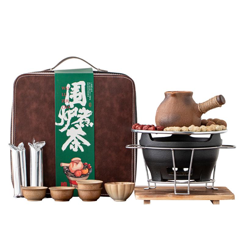 围炉煮茶茶壶炭炉器具全套炭火炉子工具配件专用炭冬天烤火炉套装