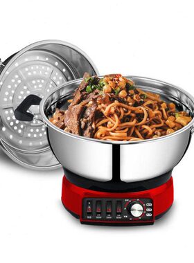 蒸笼不锈钢笼 加厚圆形笼屉家用电热锅配套蒸格24-40cm不锈钢锅笼