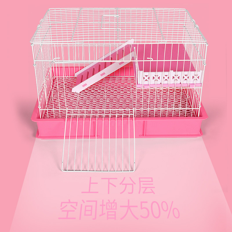 特大号兔笼防喷尿设计 豚鼠笼双层复式结构 宠物兔用品808尺寸