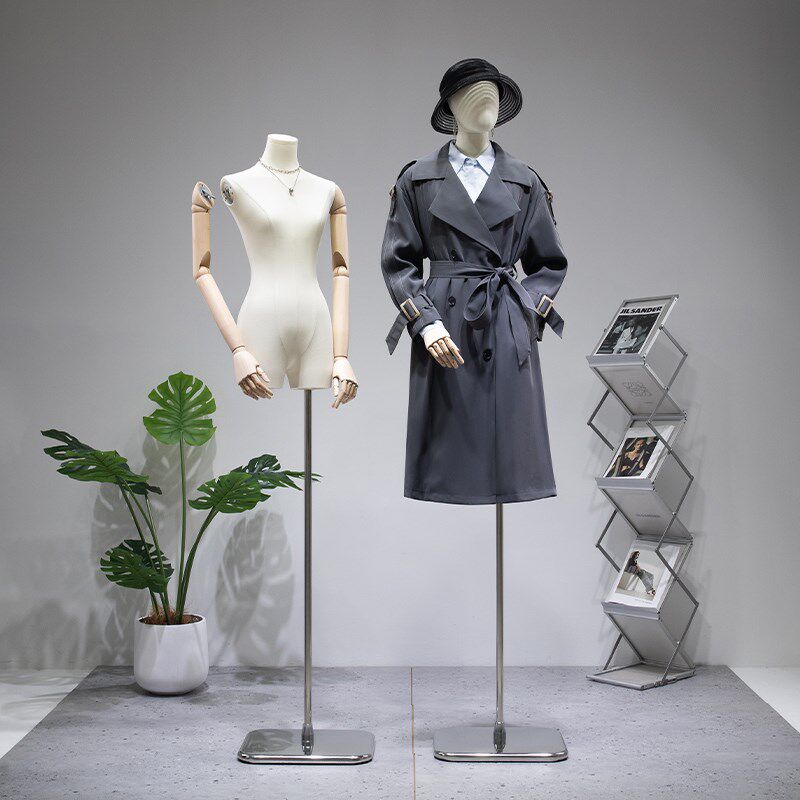 服装店女模特道具韩版锁骨小胸挂件手臂假人台全身橱窗展示架半身