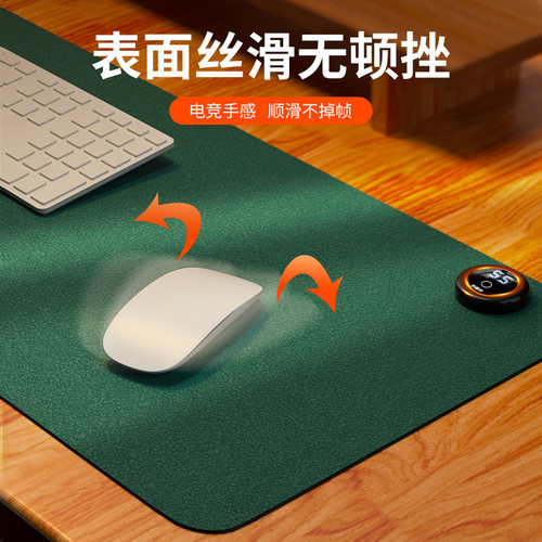 喜格丽加热滑鼠垫超大发热暖桌垫办公室取暖电脑桌面电加热写字垫