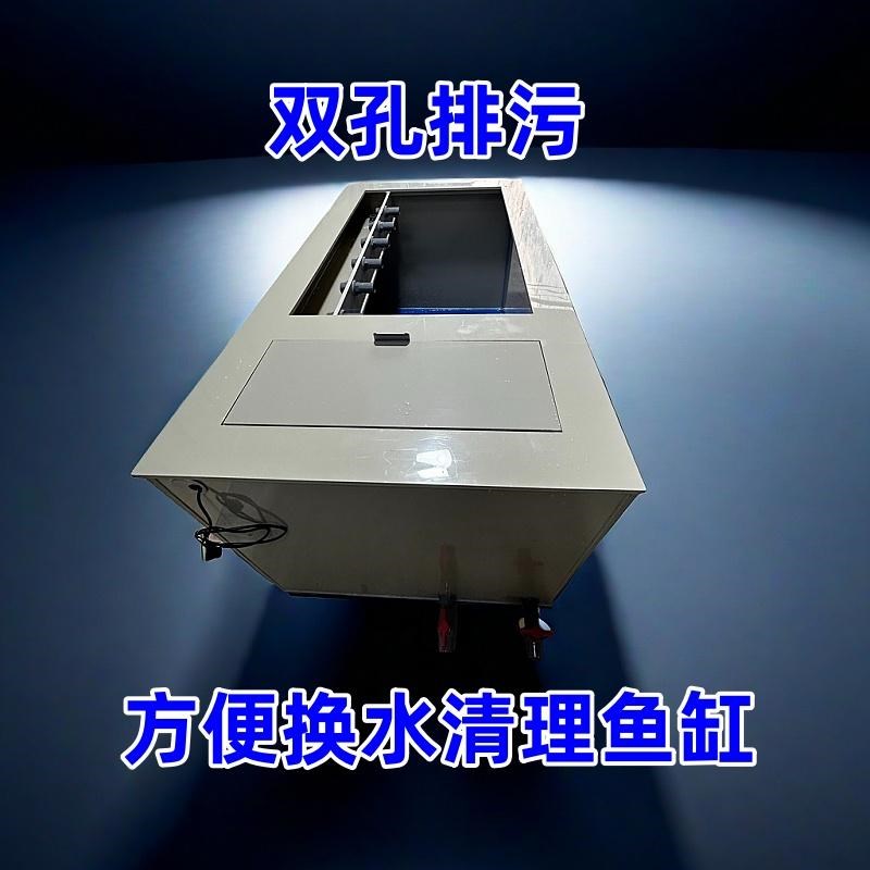 超白玻璃侧过滤鱼缸锦鲤缸观赏鱼缸地缸轻体鱼缸水循环系统