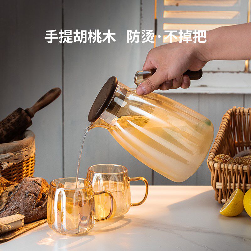 耐热水杯家用套装新款2026杯子高级感轻奢咖啡果汁喝水泡茶玻璃杯