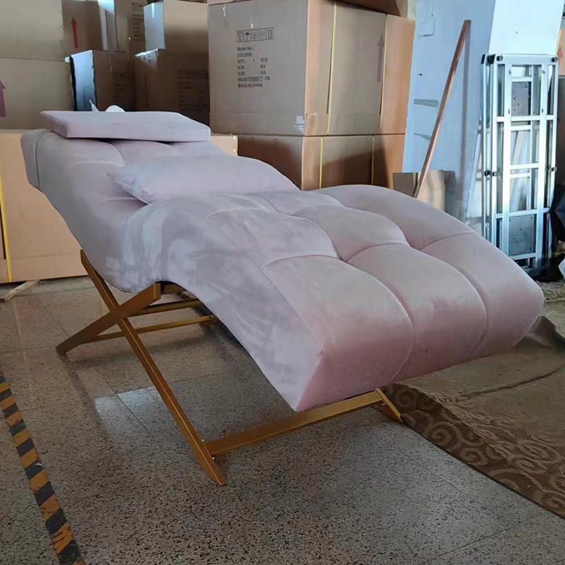 S型美睫床美容床美甲洗脸采耳床纹绣纹身美容院专用床轻奢睫毛床