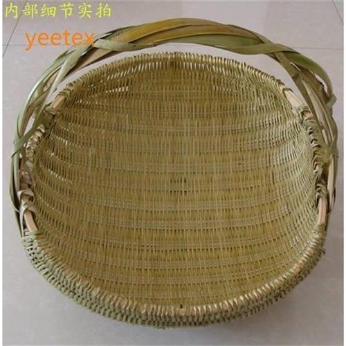 农家竹制品竹编水果篮手提菜篮淘米篮淘米箩筐鸡蛋竹篮竹筐收纳篮