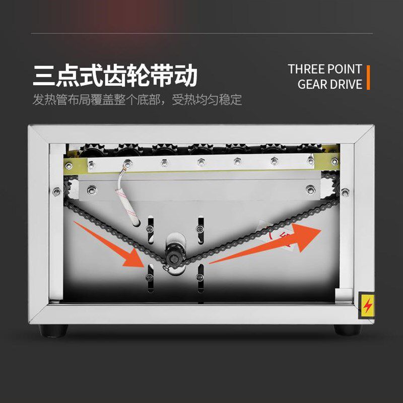 台湾热狗机烤肠机商用小型全自动烤香肠机家用台式烤火腿肠机迷你
