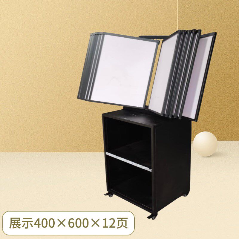 墙布展架硅藻泥涂料墙纸壁纸艺术漆木地板展示架翻页立式瓷砖展柜