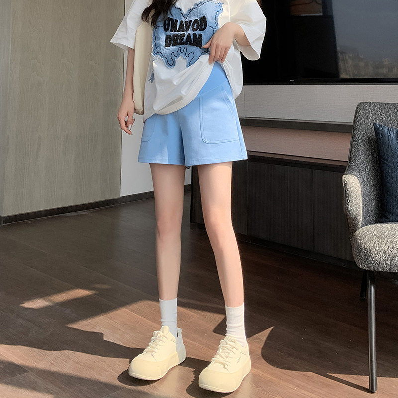 孕妇短裤夏季外穿孕妇裤子夏天薄款打底裤休闲运动大码安全裤夏装