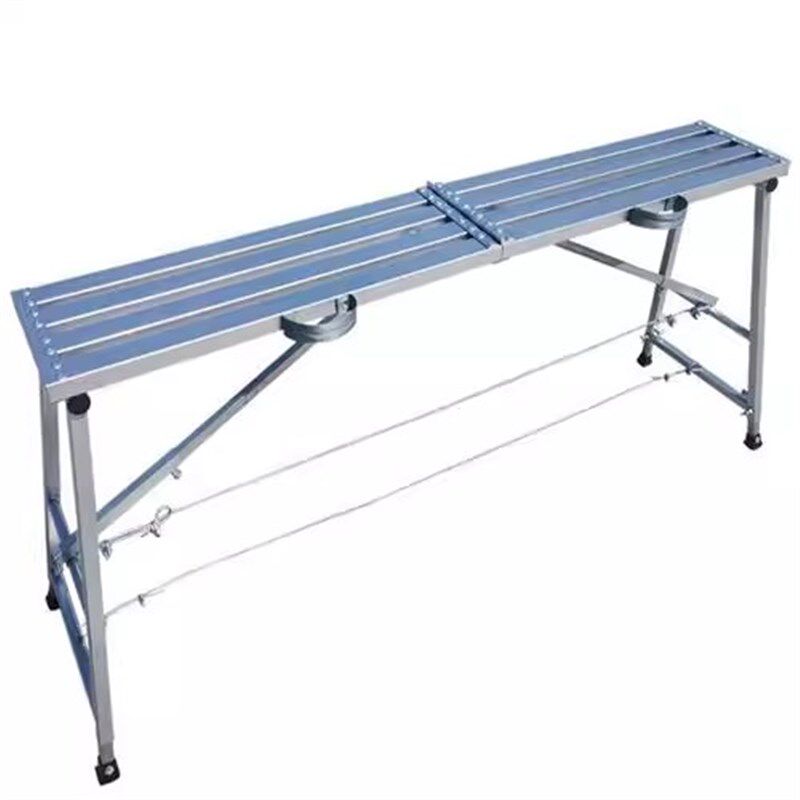 锌钢折叠马凳加厚特厚室内装修脚手架伸缩便携升降工地马登铁凳子