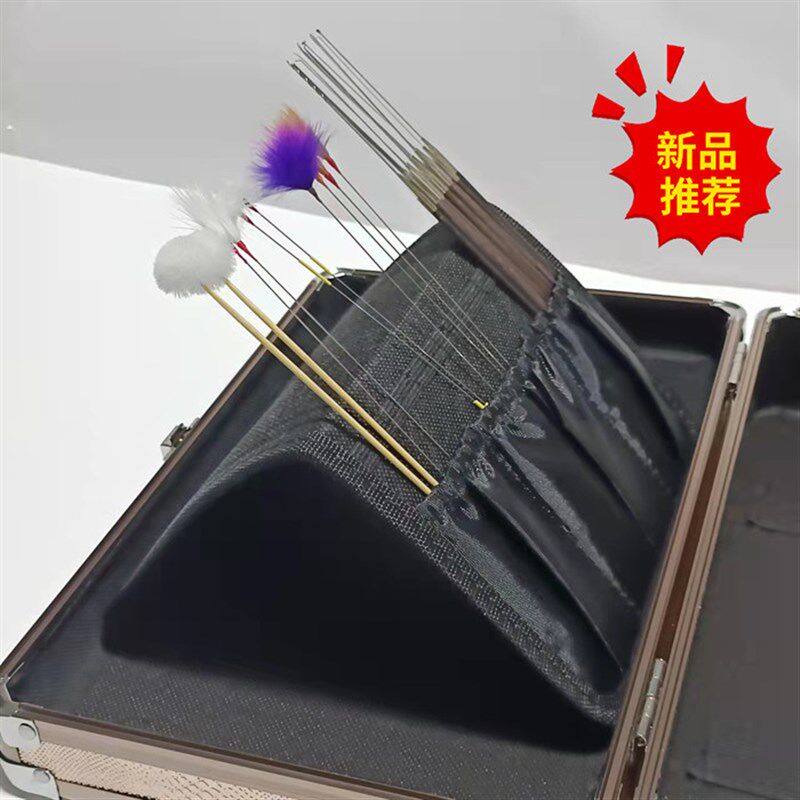包邮新款川扬专业高级大号采耳工具箱双层手提扁箱子套装技师专用