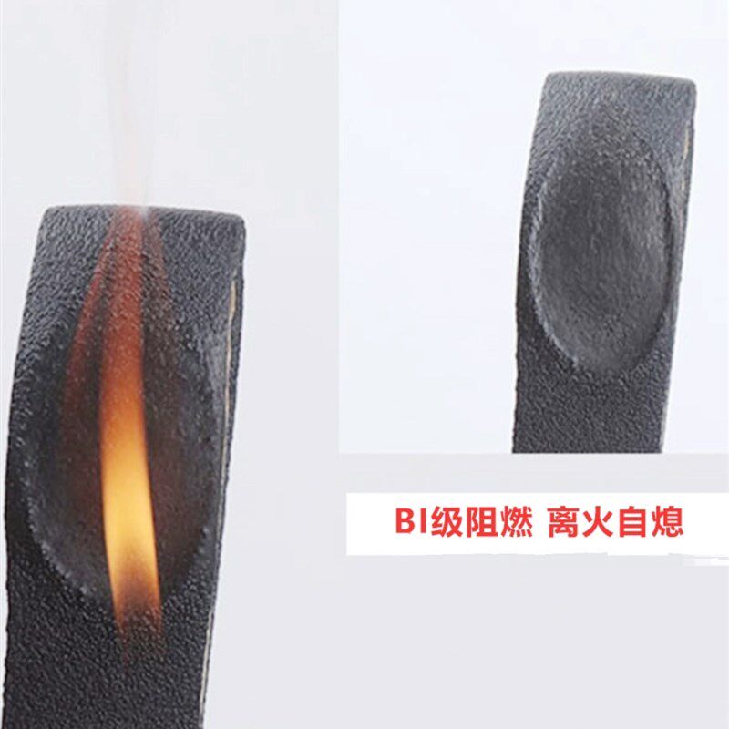 风管密封条风管防火密封条闭孔橡胶塑料海绵风管密封垫层自粘B1阻