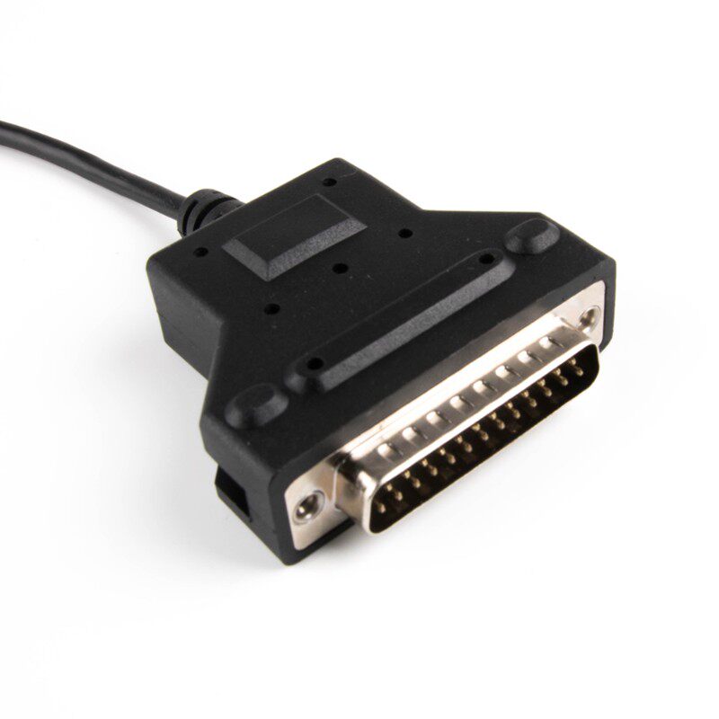 usb转25针串口打印线 老式打印机线 usb口数据连接线usb转DB25公