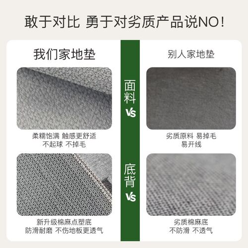 地垫入户门进门地毯圈绒门口家用门垫防滑客厅轻奢高级脚垫可裁剪