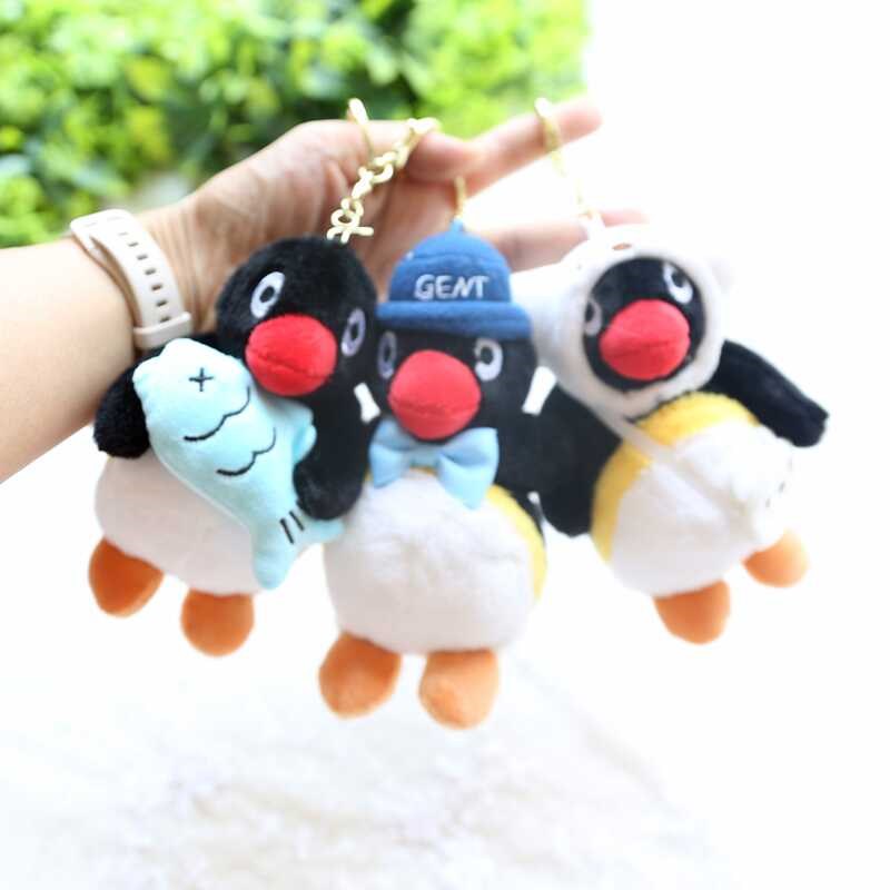 Pingu演我的一天企鹅毛绒公仔玩具娃娃玩偶礼物挂件摸鱼鹅钥匙扣图片