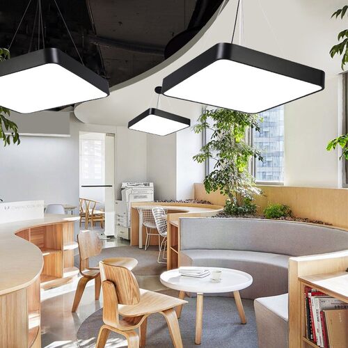 长条三角形六边形空心圆形办公会议室商场店铺写字楼健身led灯饰