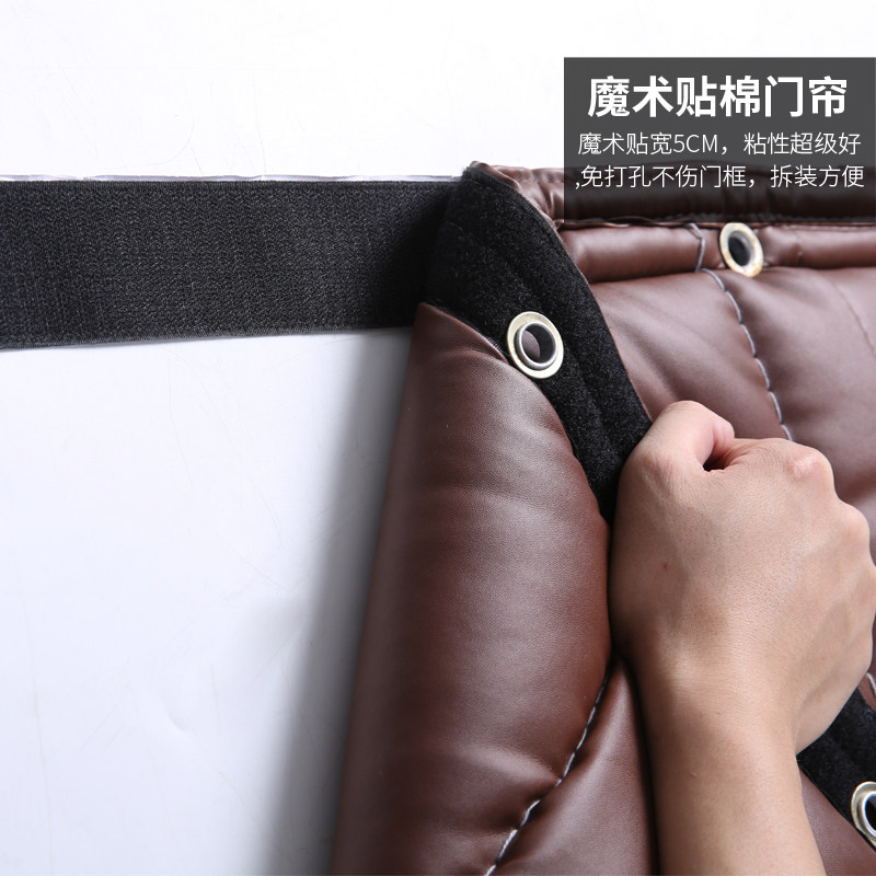 秋冬季棉门帘家用加厚防风挡风隔音保温保暖防寒冷气隔断挂帘冬天